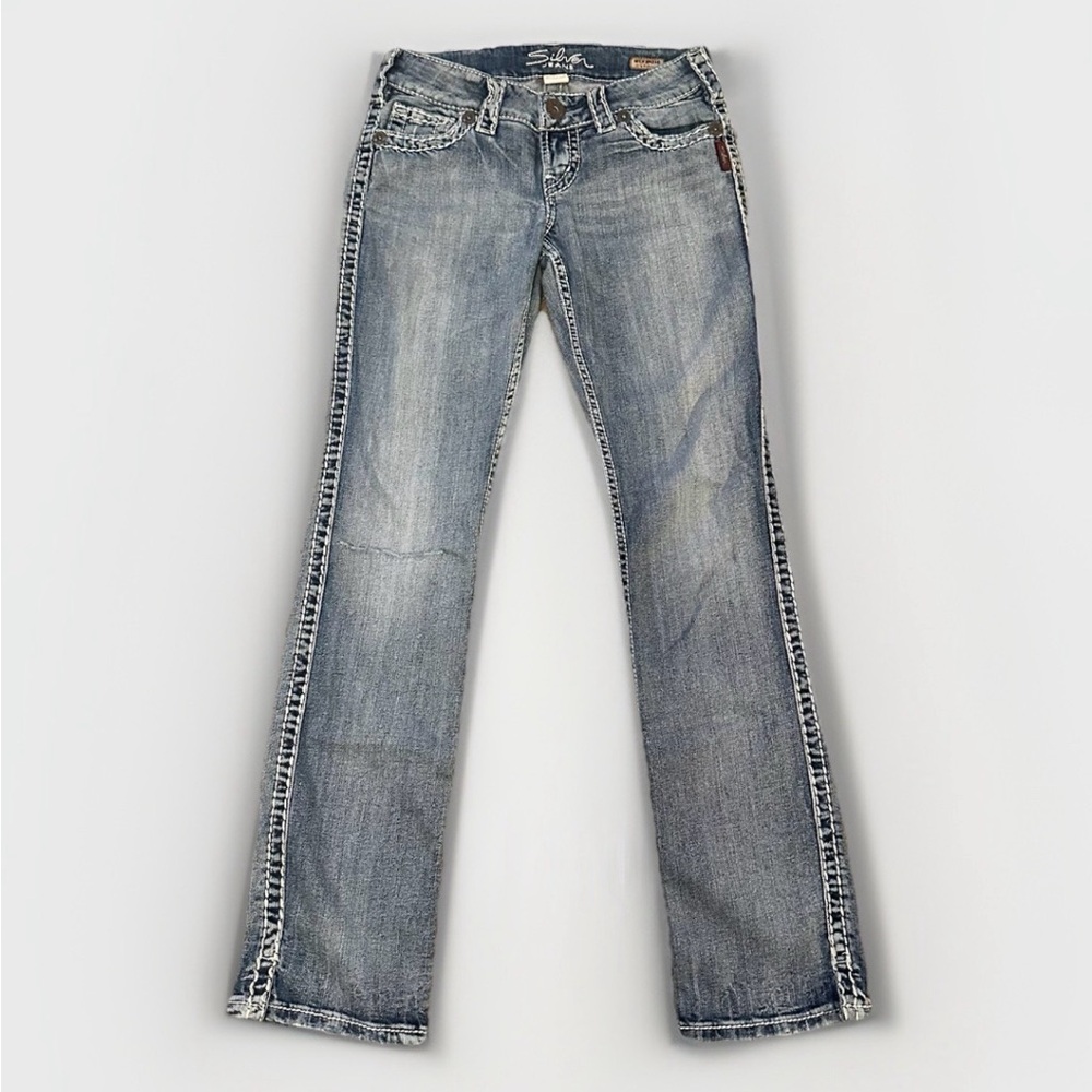 Silver Women’s Denim Jeans 27 Blue McKenzie Bootcut Light Wash Y2K Vintage 90s